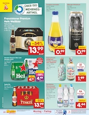 Mineralwasser im Netto Marken-Discount Prospekt in Gelsenkirchen Aktueller Netto Marken-Discount Prospekt mit Mineralwasser, "Aktuelle Angebote", Seite 22