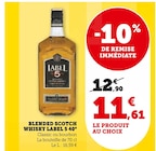 Blended Scotch 40° - LABEL 5 dans le catalogue Super U