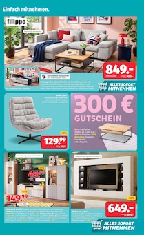 Fernseher im Segmüller Prospekt "Zum Glück gibt’s Segmüller - Jetzt bis zu 1750 € sparen" mit 36 Seiten (Augsburg)