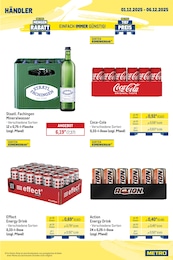 Coca Cola Angebot & Preis im aktuellen METRO Prospekt Coca Cola Angebot im aktuellen METRO Prospekt auf Seite 3