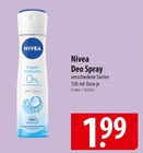 Deo Spray im Angebot bei famila Nordost in Kiel Deo Spray Angebote von Nivea bei famila Nordost Kiel für 1,99 €