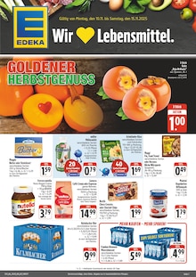 Aktueller EDEKA Prospekt "Wir lieben Lebensmittel!" Seite 1 von 4 Seiten