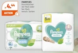 Feuchttücher Angebote von PAMPERS bei Müller Passau für 4,44 €