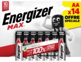 LOT DE 14 PILES MAX - ENERGIZER - Auchan Hypermarché à Valence LOT DE 14 PILES MAX - ENERGIZER en promo chez Auchan Hypermarché Valence à 6,99 €