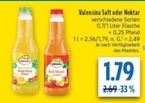 Saft oder Nektar im Angebot bei diska in Freiberg Saft oder Nektar Angebote von Valensina bei diska Freiberg für 1,79 €