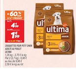 Croquettes pour petit chien adulte au poulet - Ultima dans le catalogue Netto