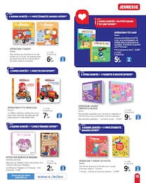 Offre T'choupi dans le catalogue E.Leclerc du moment à la page 15