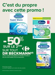 Prix et réduction Dr. Beckmann dans le prospectus Carrefour Proximité en cours Offre Dr. Beckmann dans le catalogue Carrefour Proximité du moment à la page 10
