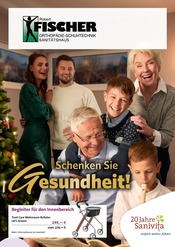 Robert Fischer Orthopädie-Schuhtechnik Sanitätshaus Sanitätshäuser Prospekt der aktuellen Woche mit 6 Seiten, gültig von 12.11.2025 bis 31.01.2026, in Fichtelberg und Umgebung Aktueller Robert Fischer Orthopädie-Schuhtechnik Sanitätshaus Sanitätshäuser Prospekt in Fichtelberg und Umgebung, "Schenken Sie Gesundheit!" mit 6 Seiten, 12.11.2025 - 31.01.2026