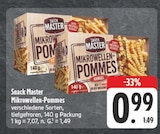 Mikrowellen-Pommes Angebote von Snack Master bei E center Freital für 0,99 €