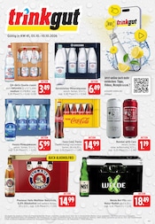 Trinkgut Supermarkt Prospekt der aktuellen Woche mit 6 Seiten, gültig von 05.10.2026 bis 10.10.2026, in Laudenbach und Umgebung Aktueller Trinkgut Supermarkt Prospekt in Laudenbach und Umgebung, "Aktuelle Angebote" mit 6 Seiten, 05.10.2026 - 10.10.2026