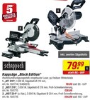 Kappsäge Black Edition MT 210 von Scheppach im aktuellen toom Baumarkt Prospekt für 79,99 €