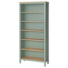 Bücherregal graugrün/hellbraun lasiert von HEMNES für 199,00 € bei IKEA im Angebot Bücherregal graugrün/hellbraun lasiert von HEMNES im aktuellen IKEA Prospekt