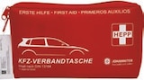 Kfz-Verbandtasche im Rossmann Prospekt Kfz-Verbandtasche von HEPP im aktuellen Rossmann Prospekt für 5,99 €