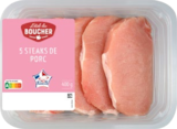 5 steaks de porc à Lidl dans Roquefort