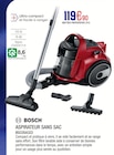 Aspirateur sans sac - BOSCH - Extra à Montreuil Aspirateur sans sac - BOSCH en promo chez Extra Montreuil à 119,90 €