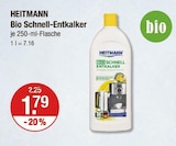 Kaffeemaschinenzubehör im V-Markt Prospekt Bio Schnell-Entkalker von HEITMANN im aktuellen V-Markt Prospekt für 1,79 €
