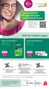 Aktueller mea - meine apotheke Prospekt "Unsere August-Angebote" Seite 1 von 4 Seiten für Hamburg