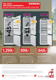 Kühlschrank im XXXLutz Möbelhäuser Prospekt "Cookit GRATIS" mit 24 Seiten (Lünen)