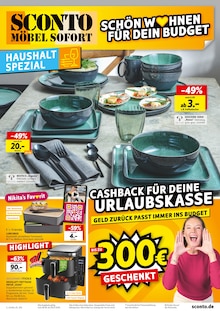 Sconto SB Prospekt HAUSHALT SPEZIAL mit  Seiten in Zerbst (Anhalt) und Umgebung