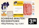 Aktuelle Steak Angebote bei E center in Düsseldorf Aktuelles Schweine-Minuten-Rückensteaks Angebot bei E center in Düsseldorf ab 3,99 €