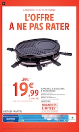 Appareil Raclette Angebote im Prospekt "Intermarché de l'Avent" von Intermarché auf Seite 38