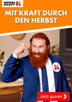 Möbel Kraft Prospekt für Halle mit 1 Seiten Möbel Kraft Prospekt für Halle: "Mit Kraft durch den Herbst!", 1 Seiten, 16.11.2020 - 07.12.2020