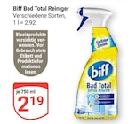 Bad Total Reiniger im Angebot bei GLOBUS in Kerpen Bad Total Reiniger Angebote von Biff bei GLOBUS Kerpen für 2,19 €