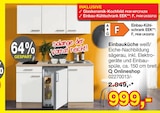 Aktuelles Einbauküche Angebot bei Opti-Megastore in Würzburg ab 999,00 €