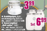 Drahtbügelglas, 0,5 l für 3,99 € bei Hornbach im Angebot Drahtbügelglas, 0,5 l im aktuellen Hornbach Prospekt