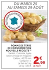 Pomme de terre de consommation nouvelle récolte Colomba en promo chez Super U Athis-Mons à 2,99 €