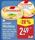Weichkäse im ALDI Nord Prospekt Weichkäse von Géramont im aktuellen ALDI Nord Prospekt für 2,49 €