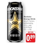 Energy-Drink Angebote von Rockstar bei E center Nürtingen für 0,89 €