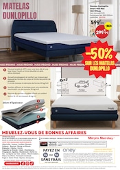 Promos Matelas dans le catalogue "MEUBLEZ-VOUS DE BONNES AFFAIRES" de Maxi Bazar Matelas en promo dans le catalogue Maxi Bazar à la page 18