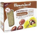 Knusprige Bio Kastanien-Schnitten im Angebot bei REWE in Seevetal Knusprige Bio Kastanien-Schnitten Angebote von Blumenbrot bei REWE Seevetal für 2,99 €