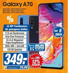 Galaxy A70 bei HEM expert in Schwäbisch Hall Galaxy A70 im Angebot bei HEM expert Schwäbisch Hall für 349,00 €