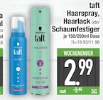 Haarspray im EDEKA Prospekt Haarspray von taft im aktuellen EDEKA Prospekt für 2,99 €