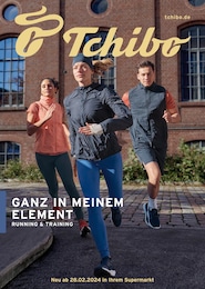 Tchibo im Supermarkt Prospekt für Bad Ditzenbach: "GANZ IN MEINEM ELEMENT. RUNNING & TRAINING", 28 Seiten, 28.02.2024 - 02.03.2024