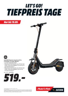Motorrad im MediaMarkt Saturn Prospekt "LET'S GO! TIEFPREISTAGE" mit 17 Seiten (Frankfurt (Main))