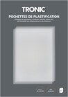 Pochettes de plastification - TRONIC en promo chez Lidl Pochettes de plastification - TRONIC dans le catalogue Lidl