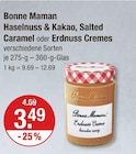 Aktuelles Haselnuss & Kakao, Salted Caramel oder Erdnuss Cremes Angebot bei V-Markt in Augsburg ab 3,49 €