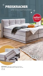 Bett im Polstermöbel Fischer Prospekt "BOXSPRING SPEZIAL" auf Seite 14