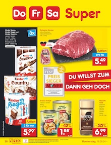 Schweinefleisch im Netto Marken-Discount Prospekt "Aktuelle Angebote" mit 57 Seiten (Bielefeld)