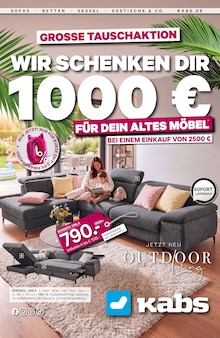 Ecksofa im Kabs Prospekt "GROSSE TAUSCHAKTION" mit 56 Seiten (Hamburg)