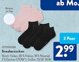 Sneakersocken von UP2FASHION im aktuellen ALDI SÜD Prospekt für 2,99 €