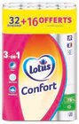 Papier toilette - LOTUS CONFORT dans le catalogue Super U