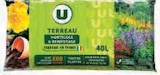 Terreau horticole et rempotage - U en promo chez Super U Angers à 11,38 €