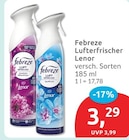 Lufterfrischer Lenor Amethyst Blütentraum von Febreze im aktuellen budni Prospekt