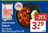 Gulasch bei ALDI SÜD im Thüngersheim Prospekt für 3,29 €
