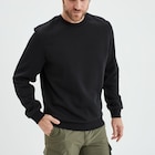 La Halle Cogolin - Promo Sweat molleton col rond noir homme Promo Sweat molleton col rond noir homme à 12,99 € dans le catalogue La Halle à Cogolin